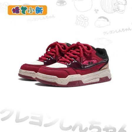 蜡笔小新鞋子男款2025新款冬季干净感痞帅男鞋情侣百搭休闲板鞋