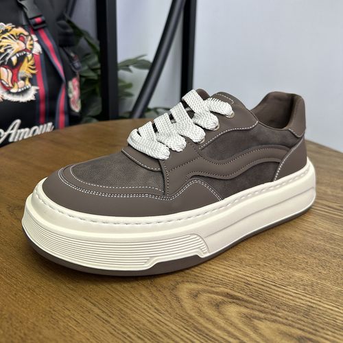 2026春季新款休闲板鞋男款韩版时尚百搭低帮鞋厚底增高鞋潮流男鞋主图