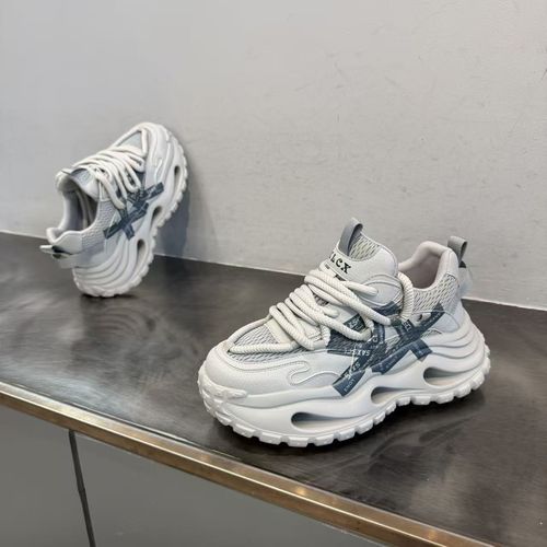 2026春季新款低帮透气厚底增高男士时尚休闲百搭潮鞋网面轻便百搭主图