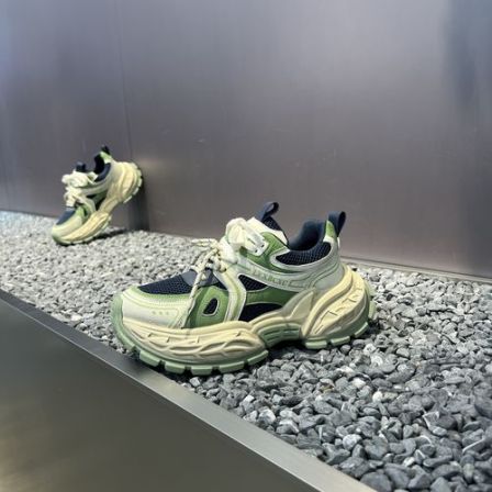 2026春夏款男士低帮网面透气厚底舒适青春休闲时尚百搭运动老爹鞋