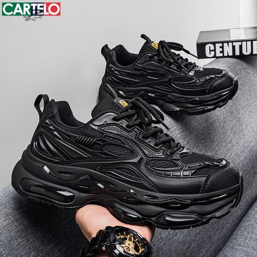 卡帝乐鳄鱼男鞋2026新款男士厚底增高休闲网面透气百搭运动潮鞋子主图
