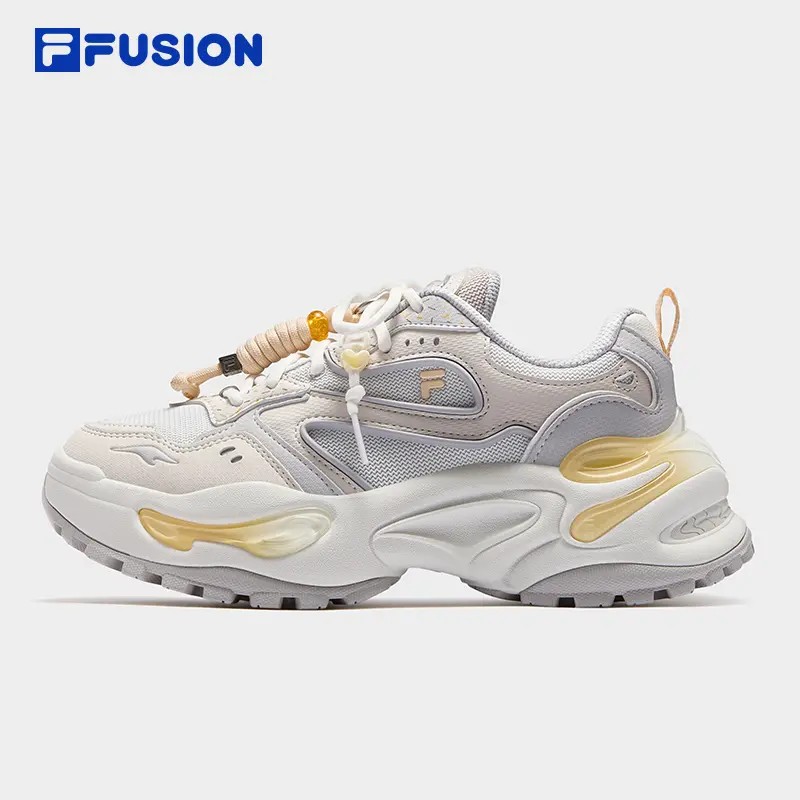 FILA FUSION斐乐潮牌EVA软糖鞋时尚百搭生活休闲鞋女款黑橡树果棕主图