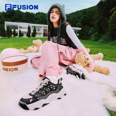 【熊爪鞋】FILA FUSION斐乐女鞋2025新款面包鞋时尚运动鞋男鞋