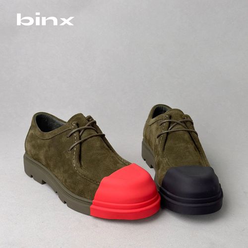 binx【换头德比】男士头层牛皮西班牙明星同款耐磨优质百搭复古主图