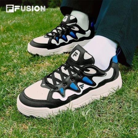 FILA FUSION斐乐潮牌BURWEED滑板生活鞋男2025冬新款苍耳鞋休闲鞋