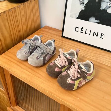 Gina春季学步鞋儿童春季男女童婴儿幼儿透气软底防滑小童休闲1593