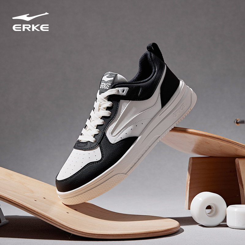 【鸿星尔克】玩酷2.0丨情侣复古时尚百搭运动鞋-51124201123-W主图