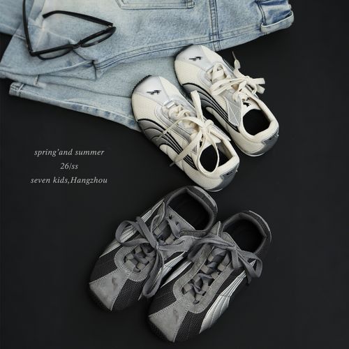 SKB2608女大童美式运动鞋春夏新款男女童网面透气德迅鞋主图