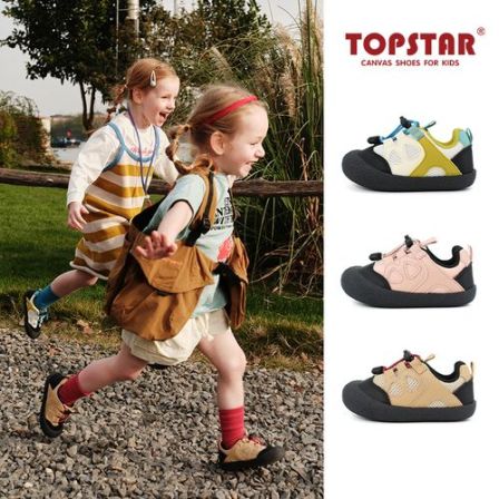 TOPSTAR2025春季新款软底儿童运动鞋幼儿园入园鞋透气防滑6038