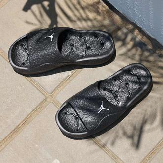 Jordan官方 Franchise 男子拖鞋黑色夏季轻便户外防滑 HQ2163-001主图