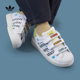 adidas阿迪达斯三叶草小童迪士尼联名板鞋 SUPERSTAR II JS2469主图