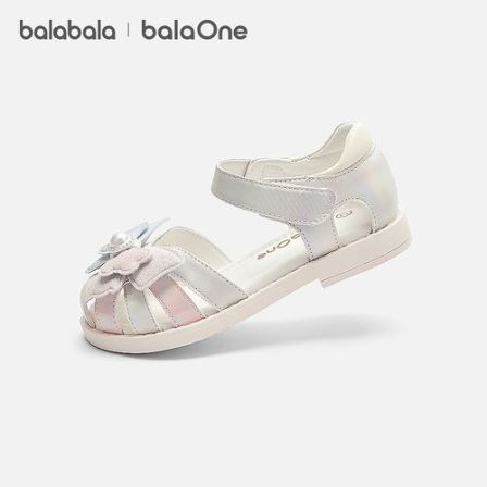 【balaOne】巴拉巴拉童鞋儿童凉鞋女童2026夏季新精致渐变休闲鞋