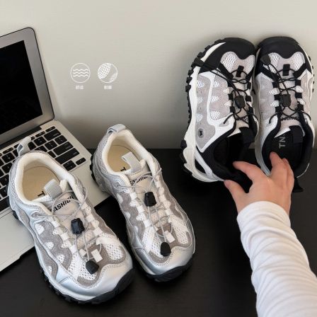 春季2026新款儿童运动网面透气防滑潮中大童童装休闲鞋6022607O3