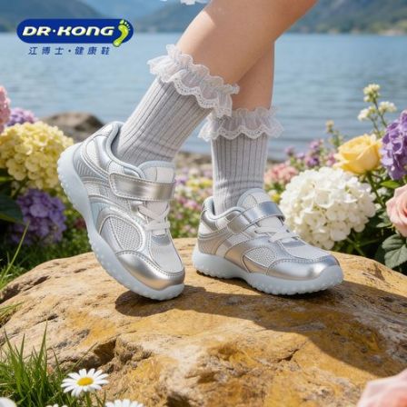 DR·KONG/江博士·健康鞋26春款精致女童透气魔术贴宝宝儿童学步鞋