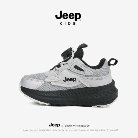 【碳板科技】Jeep男童跑步女男12岁女童轻弹运动鞋