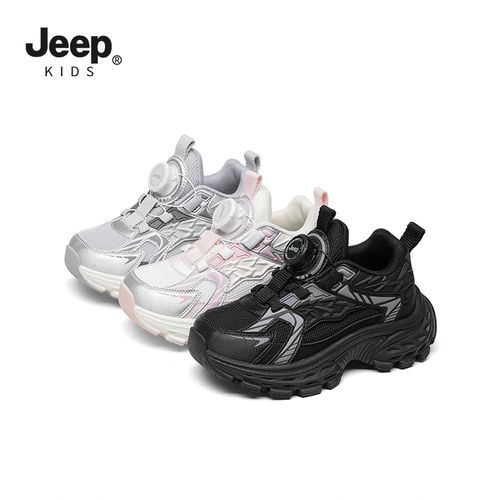 JEEP吉普童鞋2026春季新款女男12岁女童轻弹运动鞋主图