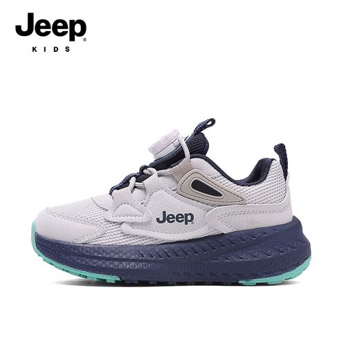 Jeep轻便跑鞋春季透女男12女童红色运动板鞋主图