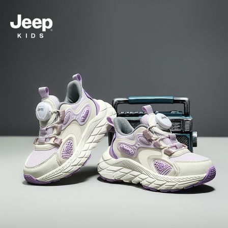 jeep秋季新款休闲时尚软底小童女童潮鞋春秋鞋子男童女宝运动鞋
