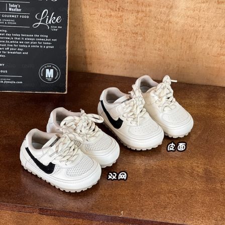 奇诺鼠春季学步鞋儿童春秋女童幼儿透气软底小童网面1595