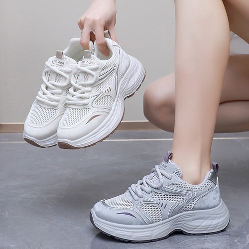 老爹鞋女增高厚底2026春夏季新款时尚百搭网面透气女鞋运动休闲鞋主图