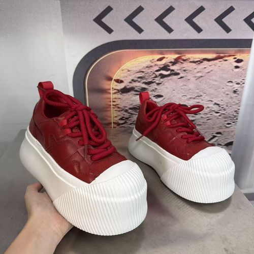 6628-8新款2026圆头系带韩版简约休闲板鞋潮流百搭ins主图