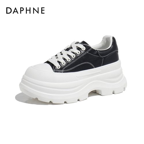 Daphne/达芙妮小个子厚底增高7cm小白鞋2026ins爆款时尚百搭女鞋主图