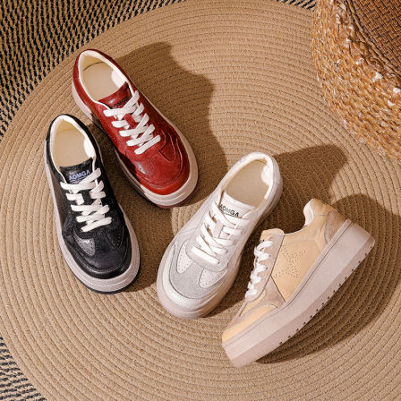 新款平底时尚休闲色软底不累脚女鞋百搭鞋子25560