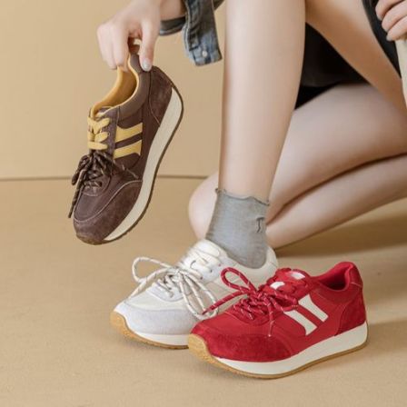 凯撒KAISER厚底阿甘鞋女春季新款学生百搭休闲运动鞋2655