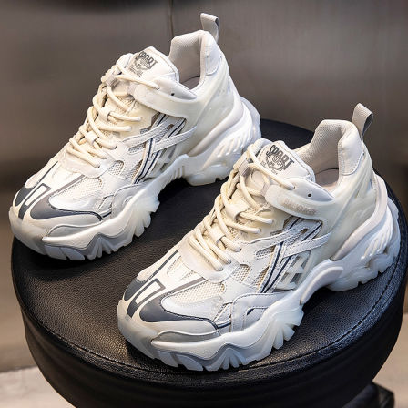 透气休闲鞋鞋子复古做旧老爹鞋运动时尚老爹鞋女鞋3282