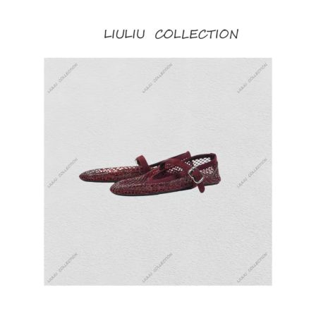 满天星芭蕾鞋   水钻网面玛丽珍单鞋女凉鞋  跟高1.5