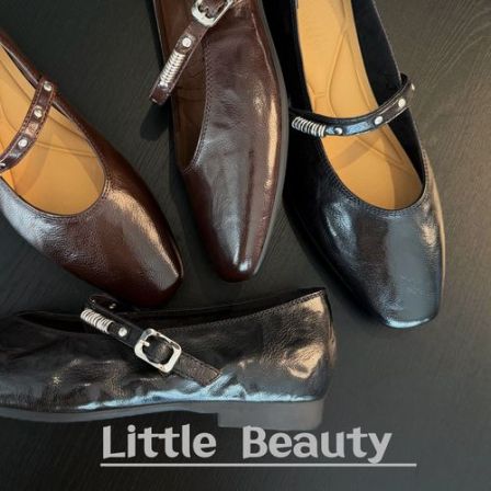 【小美家】头层牛皮四季百搭单鞋