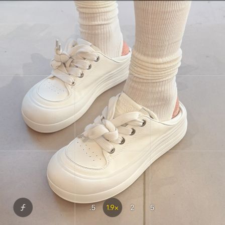 {STAR SHOP} 春夏新款 厚底百搭 休闲圆头小白鞋