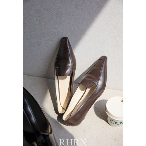 RHRN新款百搭春季中口方头低跟女单鞋主图