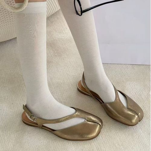 诗歌兰正品小众分趾凉鞋春夏新款韩版极简时尚平底小单鞋5889-10主图