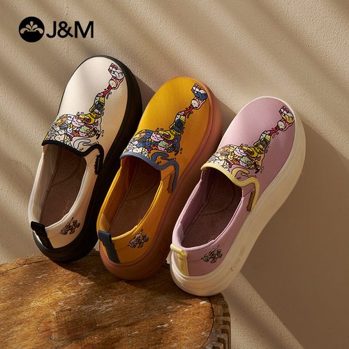 J&M/快乐玛丽26年夏季一脚蹬厚底女款乐福鞋懒人鞋88267W主图