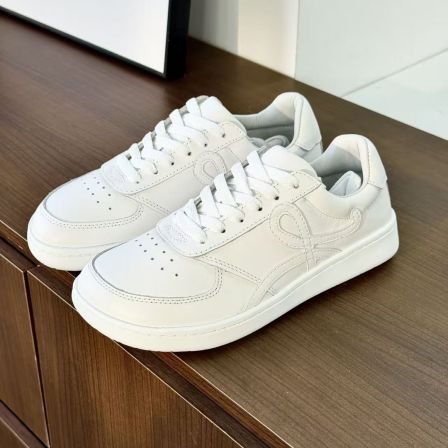 女春季厚底小白鞋阔腿裤必备鞋女款黑色真皮简约高级增高MQ6232