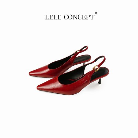 LELE CONCEPT丨时尚气质女人味半包托鞋UX26A0108W