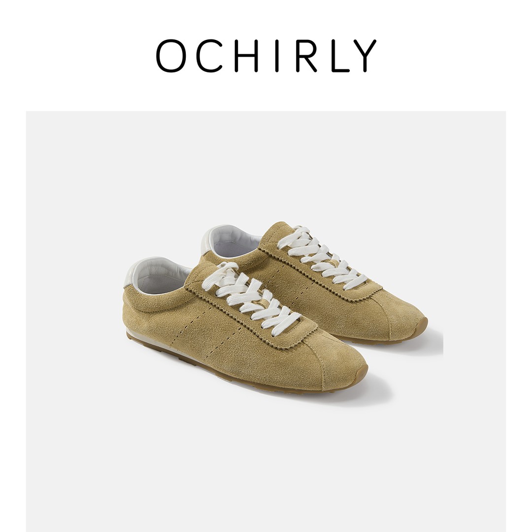 【新品】OCHIRLY欧时力复古德训鞋新款女鞋休闲鞋平底2026春季主图