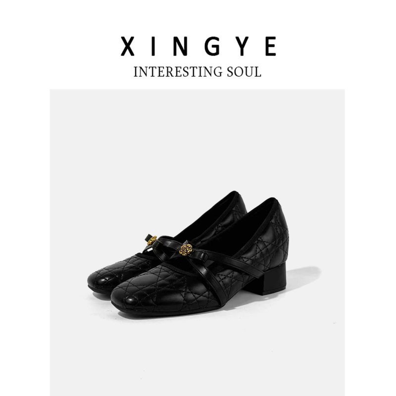 SENYU增高7CM~单里新款厚底玛丽珍女黑色鞋子女款爆款2026新款主图