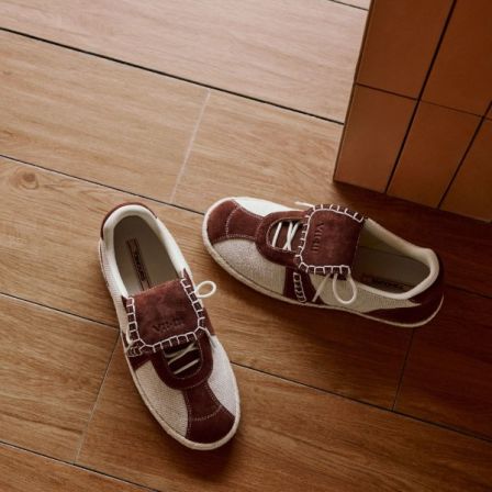 73hours女鞋汉普顿2025春季新款老钱风翻舌德训鞋薄底休闲运动鞋