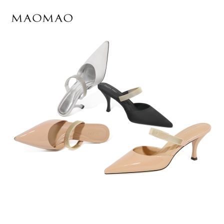 【跟高:7cm】2026年春季新款尖头细跟高跟鞋凉鞋气质时尚百搭