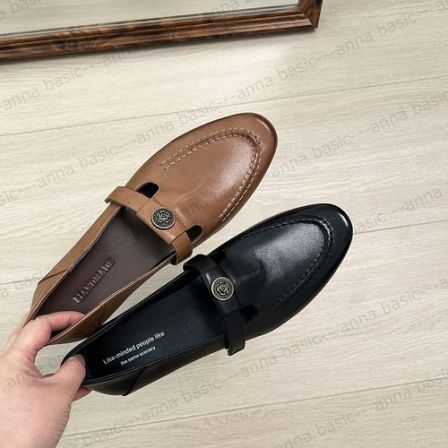 少量现货】3cm/1940牛皮圆头粗跟单鞋女春秋百搭中跟小皮鞋玛丽珍