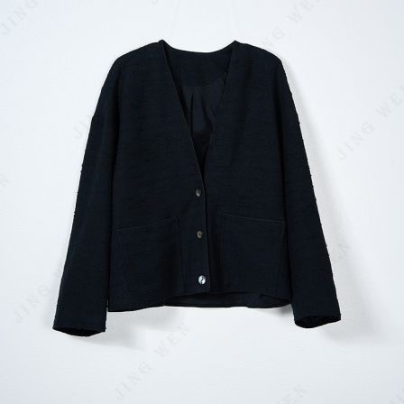 JW/静稳2026新品时尚休闲设计师女款潮流减龄外套6660252