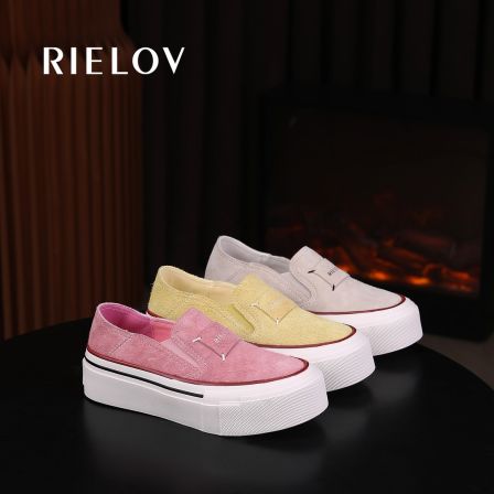 【阿布女鞋 迎春】增高5cm时尚潮流百搭女士休闲鞋26806-2