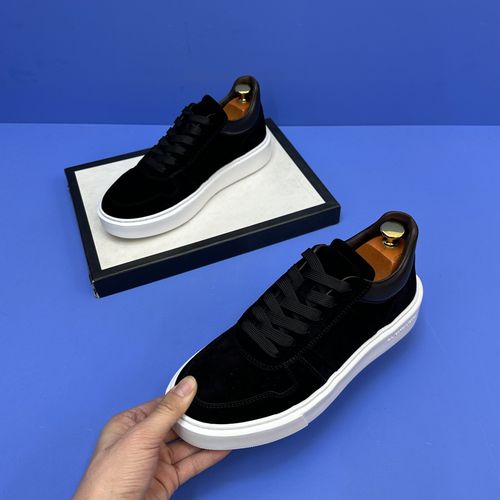 春季新款男士轻便翻反绒皮休闲板鞋潮流品味百搭主图