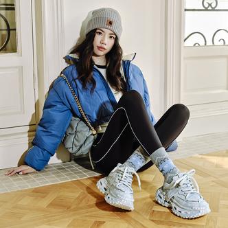 马克华菲老爹鞋2024新款潮鞋四季厚底增高休闲鞋春季透气百搭男鞋主图