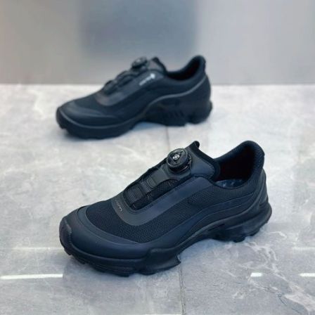 2026新款踪迹休闲鞋时尚百搭潮流健步通勤黑色透气网面男式运动鞋