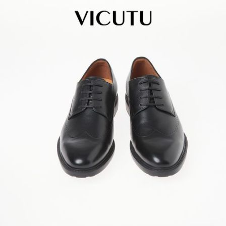 威可多正装皮鞋男秋冬西裤新郎结婚礼服休闲经典通勤百搭黑色男鞋