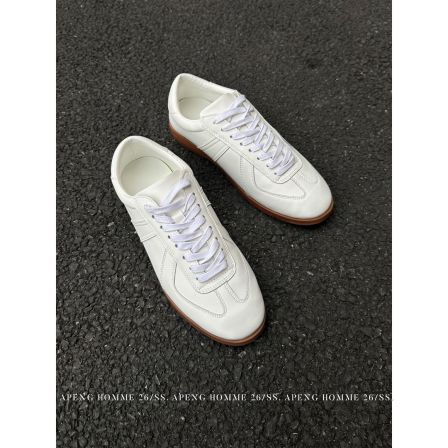 春季系列/坡跟防滑橡胶软底百搭系带低帮皮鞋德训鞋#25429