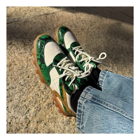 时尚休闲百搭舒适蛇纹肌理低帮休闲鞋#50118